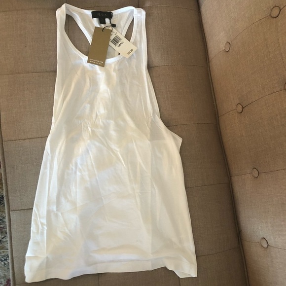 NWT $55 Alala Core Signature Tank in White - Luxury Athleisure Top Size Small - Picture 14 of 14